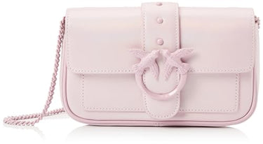 Pinko Damen Love One Pocket C Kalb Farbblock Tasche, Wwgb_Lila-Block Farbe im Sale